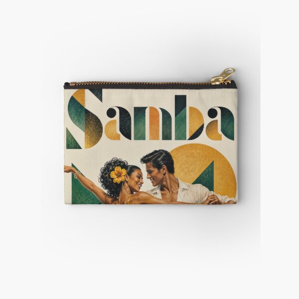 Item preview, Wall Art - Postcard - Poster: Samba Rhythm Art Deco Dance Design | Vibrant Latin Dance Celebration Illustration designed and sold by ForeverPrintsOK.