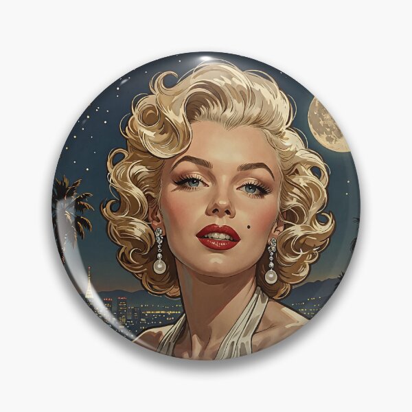 Item preview, Retro Hollywood Marilyn Monroe Art Nouveau Illustration designed and sold by BorgSpareParts.