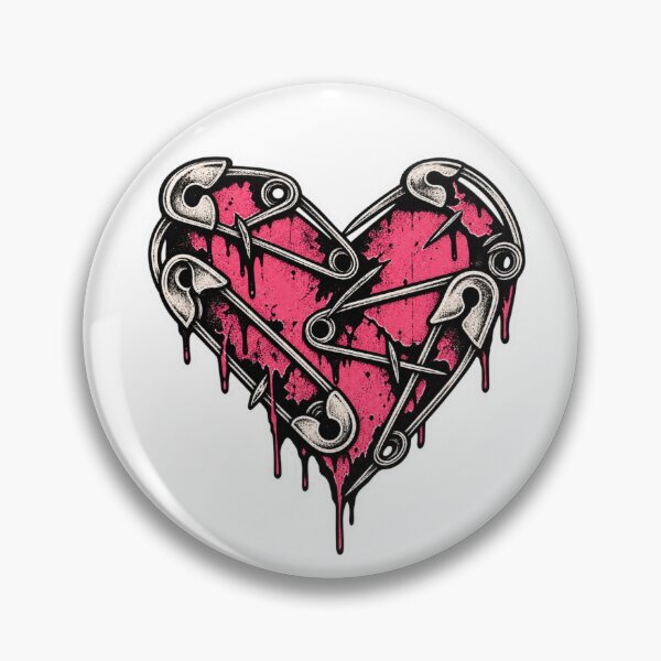 Item preview, Safety Pin Heart designed and sold by Jamayo56.