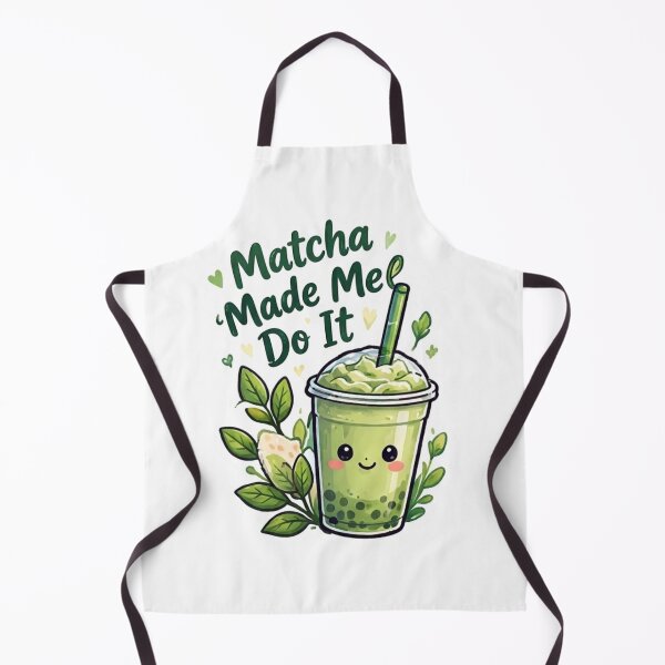 Item preview, Matcha Made Me Do It - Cute Kawaii Boba Green Tea Drink designed and sold by Nunaprettyshop.