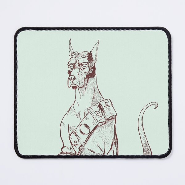 Item preview, Hell Doberboy lineart - halftone designed and sold by patricioguerra.