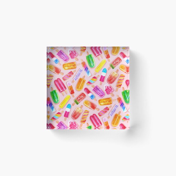 Item preview, Summer Punch Ice Pops - Blush Pink designed and sold by TigaTiga.