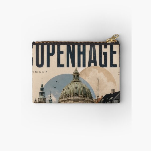 Item preview, Wall Art - Postcard - Copenhagen Travel Poster | Vintage Scandinavian City Collage Wall Art designed and sold by ForeverPrintsOK.