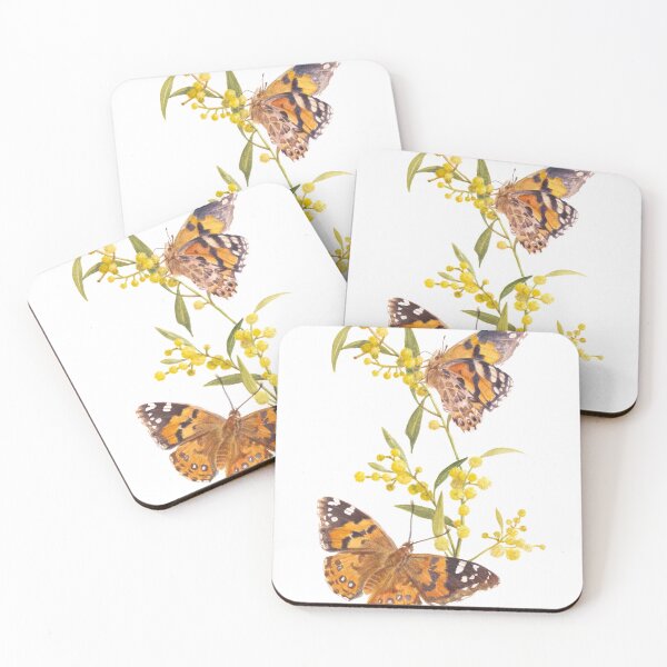 Item preview, Wattles and Painted Lady Butterflies designed and sold by FionaBao.