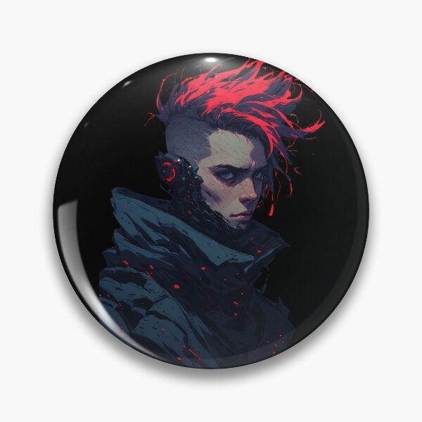 Item preview, Cyberpunk Rebel Portrait Edgy Sci-Fi Character designed and sold by UrbanPrts.