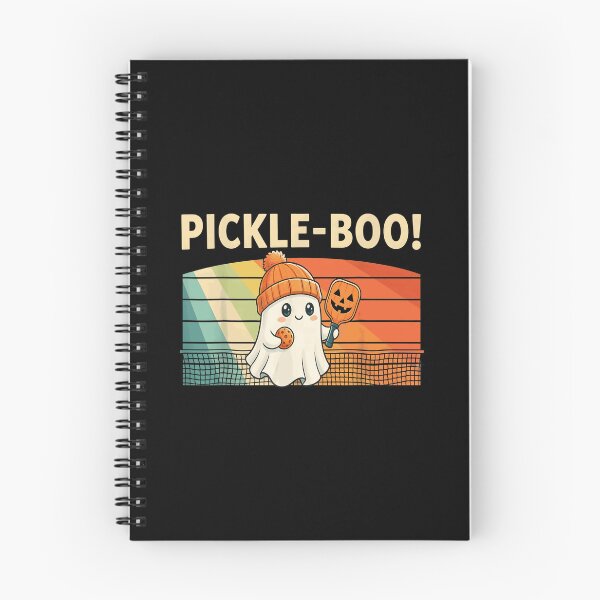 Item preview, Spooky Dink Pickle Boo Ghost Halloween Pickleball Player designed and sold by ZariahNey.