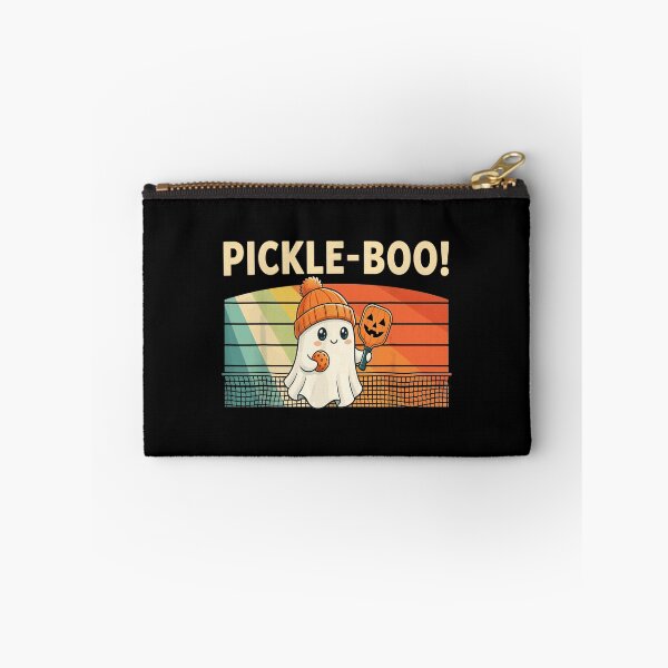 Item preview, Spooky Dink Pickle Boo Ghost Halloween Pickleball Player designed and sold by ZariahNey.