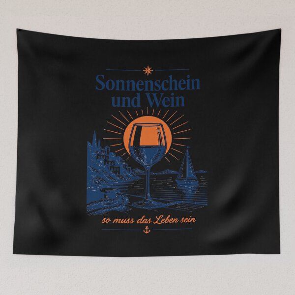 Item preview, Wine Sunshine And Wine Red Wine designed and sold by LuminOrb.
