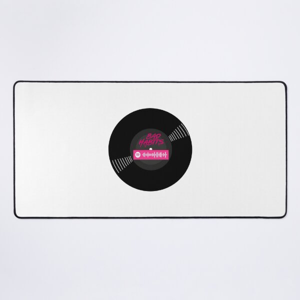 Item preview, Vinyl Record Design with Ed Sheeran Bad Habits Spotify Code designed and sold by Giajustgiaaaa.