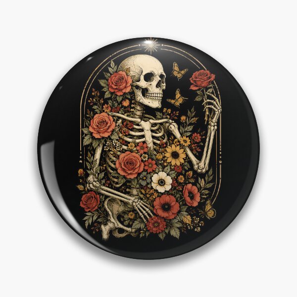 Item preview, Floral Skeleton designed and sold by roni-harbor.