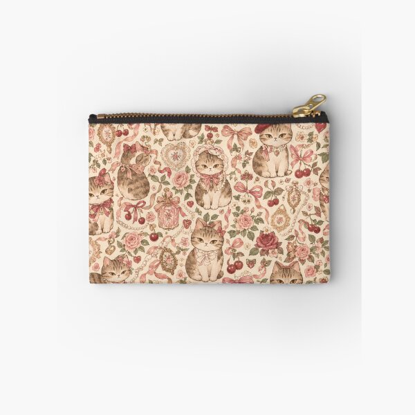 Item preview, Vintage Floral Cat Pattern designed and sold by Iampoji.