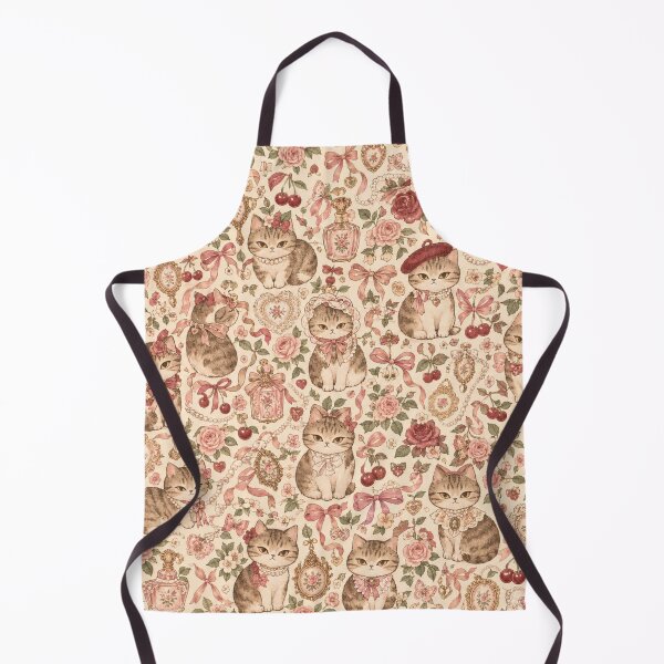 Item preview, Vintage Floral Cat Pattern designed and sold by Iampoji.