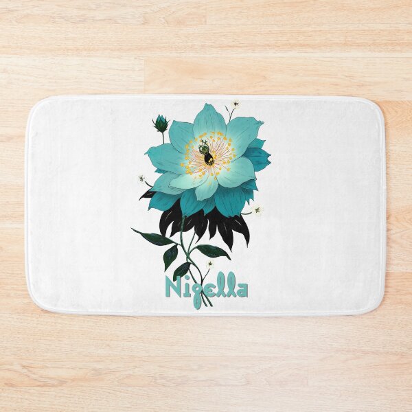 Item preview, Wall Art - Postcard - Nigella Flower Illustration | Elegant Botanical Floral Art Design designed and sold by ForeverPrintsOK.