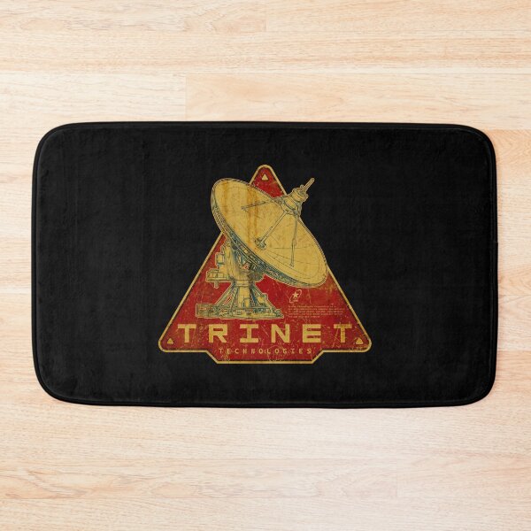 Item preview, Retro Sci‑Fi Satellite Logo – Distressed‑Style Tech Emblem designed and sold by worldwarvintage.