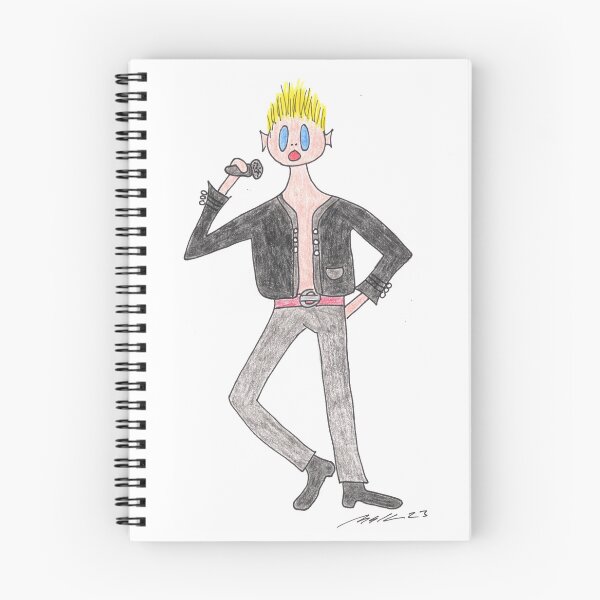 Artikelvorschau, Billy, Idol, Sänger, Billy Idol entworfen und verkauft von Anke‘s Bazaar.