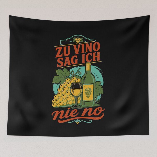 Item preview, Wine To Vino I Never Say No Wine Connoisseur designed and sold by LuminOrb.