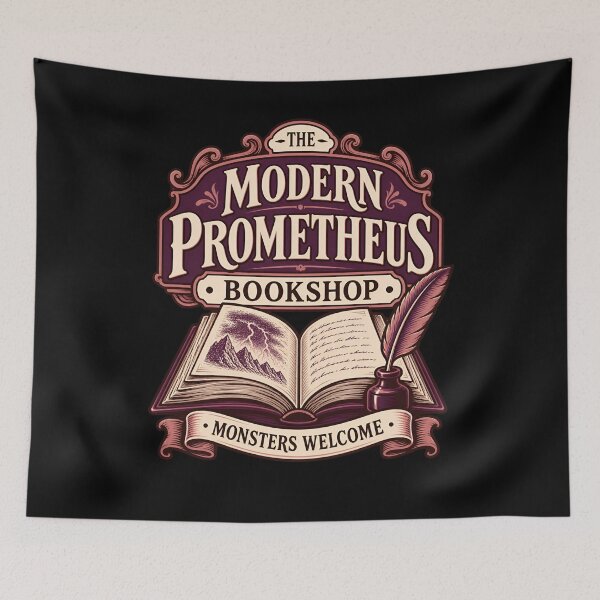 Item preview, Frankenstein Modern Prometheus Bookshop designed and sold by Fenay Designs.
