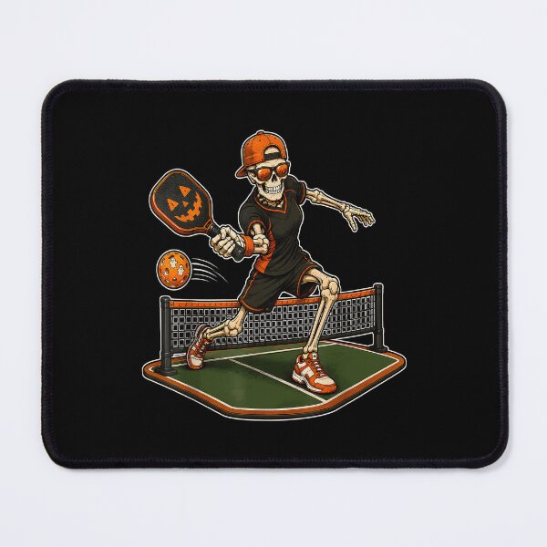 Item preview, Spooky Dink Pumpkin Paddle Spooky Skeleton Pickleball designed and sold by ZariahNey.