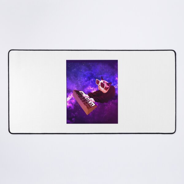Item preview, Keyboard Cat in a Colorful Galaxy Space Design designed and sold by MOHAMMEDIDRIES.