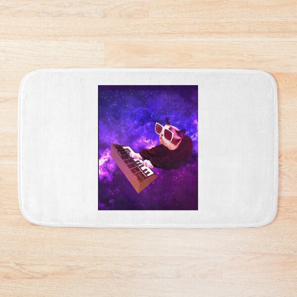 Item preview, Keyboard Cat in a Colorful Galaxy Space Design designed and sold by MOHAMMEDIDRIES.