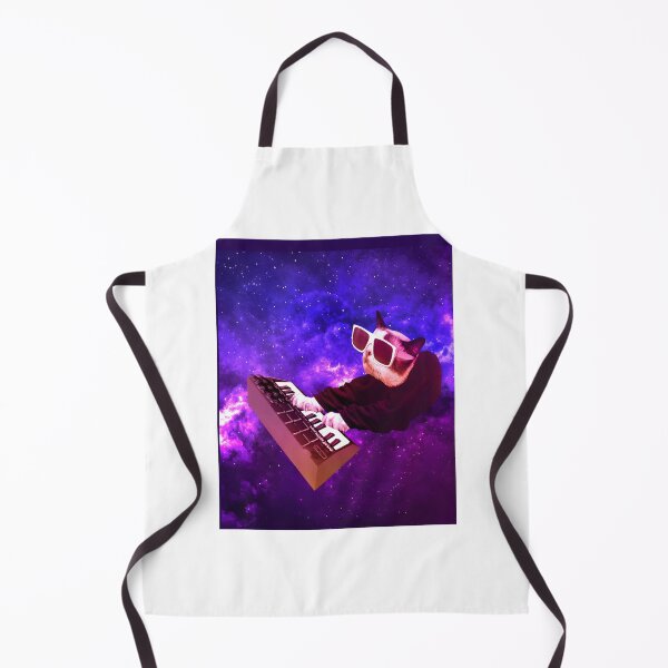 Item preview, Keyboard Cat in a Colorful Galaxy Space Design designed and sold by MOHAMMEDIDRIES.