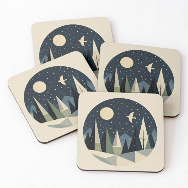 Item preview, Midnight Forest – Night Flight designed and sold by mellow-koko.
