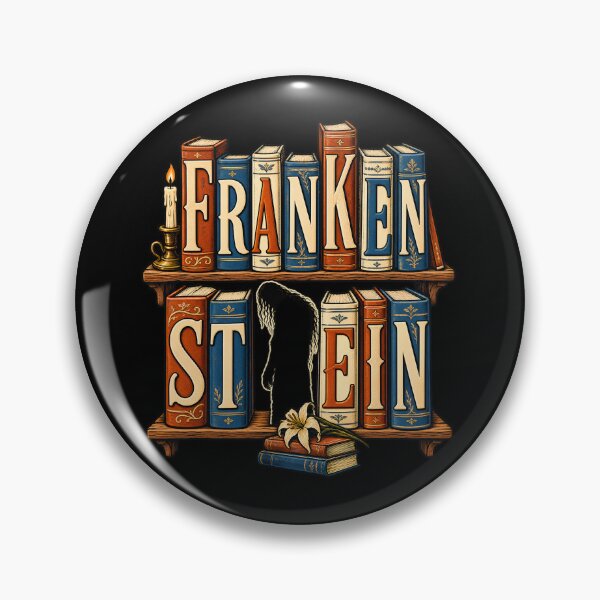 Item preview, Frankenstein Bookshelf Monster Missing Letter designed and sold by Fenay Designs.