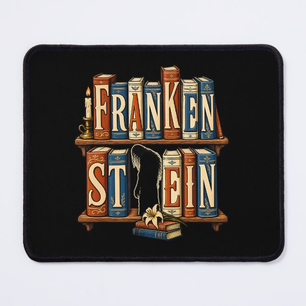 Item preview, Frankenstein Bookshelf Monster Missing Letter designed and sold by Fenay Designs.