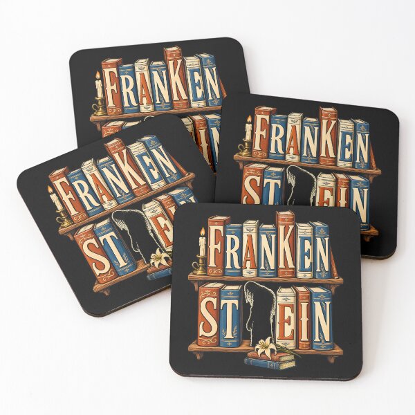 Item preview, Frankenstein Bookshelf Monster Missing Letter designed and sold by Fenay Designs.