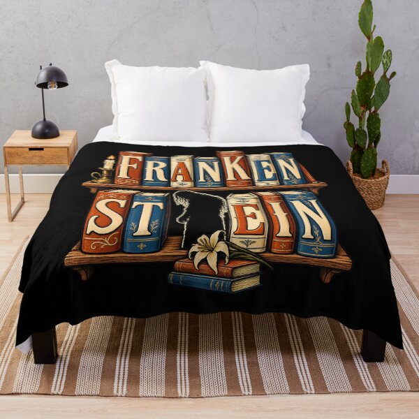 Item preview, Frankenstein Bookshelf Monster Missing Letter designed and sold by Fenay Designs.
