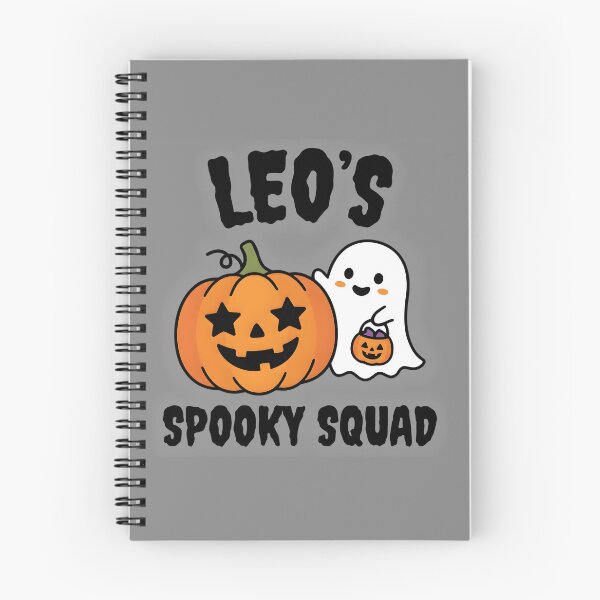 Item preview, Leos Spooky Squad Custom Halloween Pumpkin Ghost Shirt designed and sold by fimacurtuse.