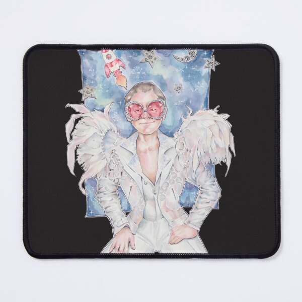 Item preview, Rocket Man Inspired Retro Music Design Featuring Iconic Elton John Style designed and sold by ONE DEAL.