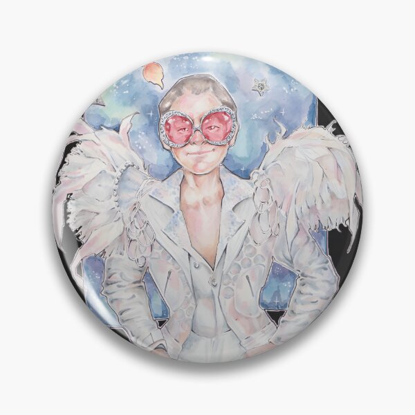 Item preview, Rocket Man Inspired Retro Music Design Featuring Iconic Elton John Style designed and sold by ONE DEAL.