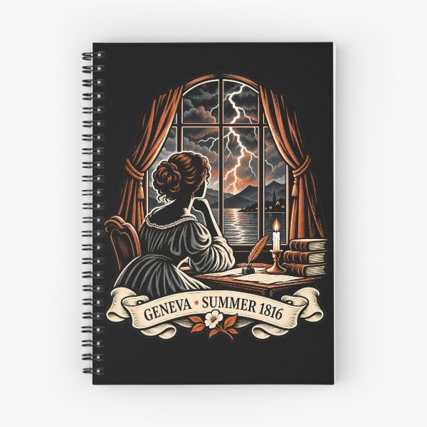 Item preview, Mary Shelley Geneva Summer 1816 Lightning Night designed and sold by Fenay Designs.