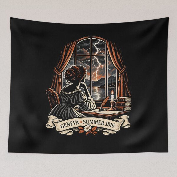 Item preview, Mary Shelley Geneva Summer 1816 Lightning Night designed and sold by Fenay Designs.