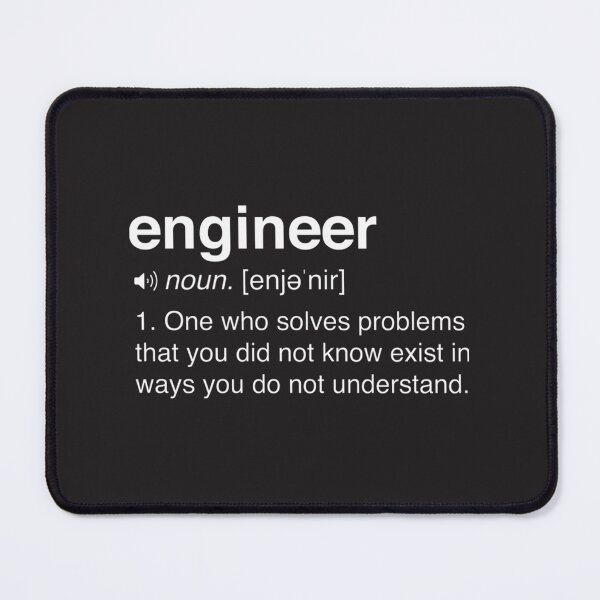 Item preview, Funny Engineer Definition Humorous Quote Design for Engineering Fans designed and sold by MOHAMMEDIDRIES.