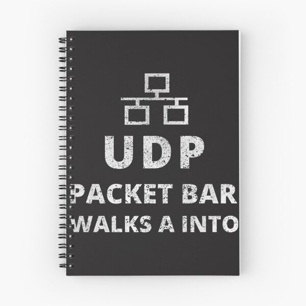 Item preview, UDP Packet Bar Walks Into Network Engineer Funny Tech Joke Design designed and sold by MOHAMMEDIDRIES.