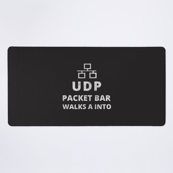 Item preview, UDP Packet Bar Walks Into Network Engineer Funny Tech Joke Design designed and sold by MOHAMMEDIDRIES.