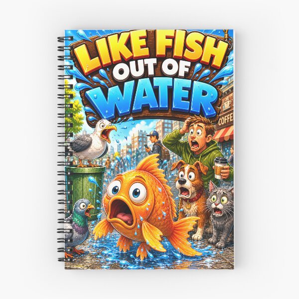 Item preview, LIKE FISH OUT OF WATER designed and sold by Smoothseer.
