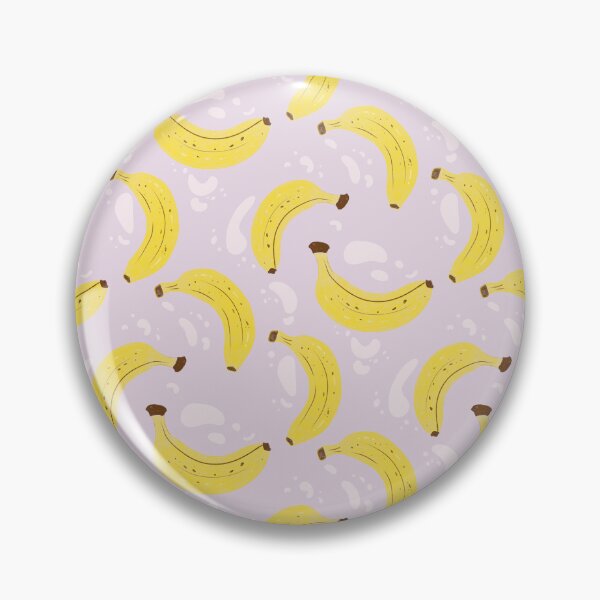 Item preview, Cute Yellow Bananas Pastel Purple Seamless Pattern designed and sold by IriArt-Designs.