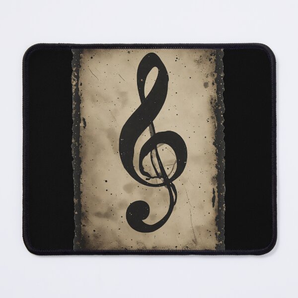 Item preview, Vintage Treble Clef Grunge Music Symbol Design designed and sold by UrbanPrts.