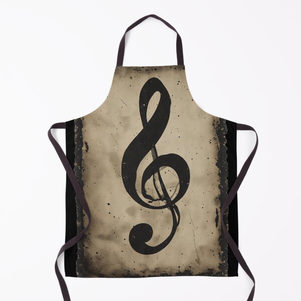 Item preview, Vintage Treble Clef Grunge Music Symbol Design designed and sold by UrbanPrts.