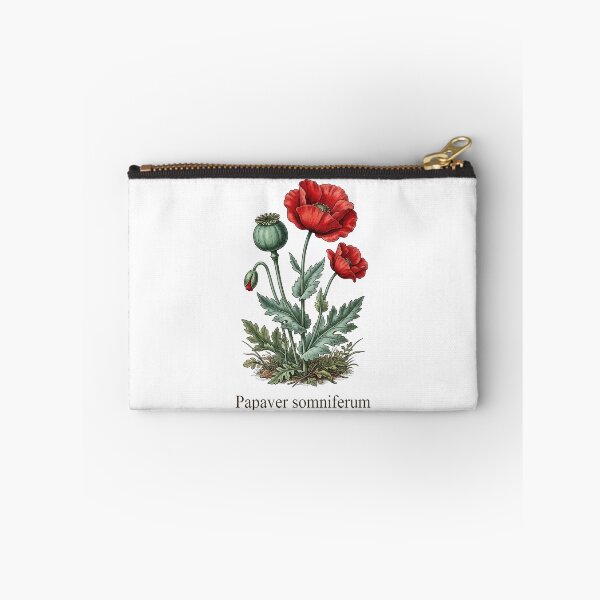Item preview, Papaver Somniferum Vintage Botanical Illustration designed and sold by Sekla-Studio.