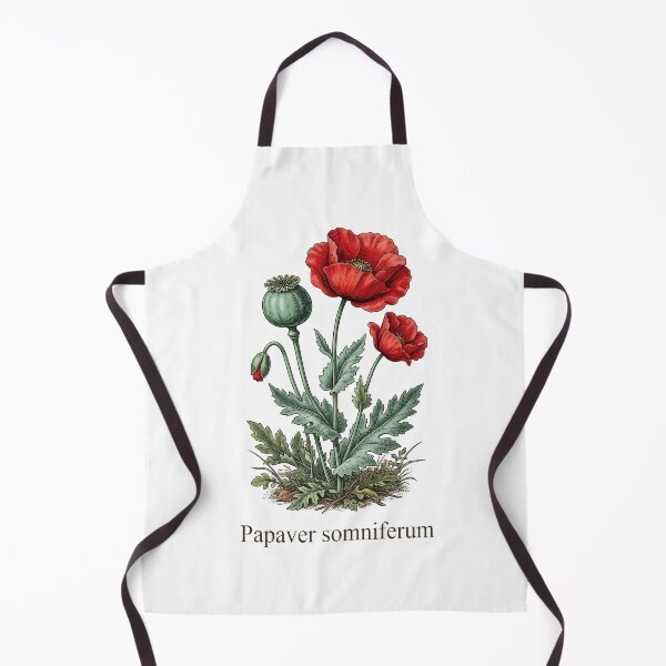 Item preview, Papaver Somniferum Vintage Botanical Illustration designed and sold by Sekla-Studio.