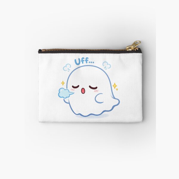 Item preview, Uff Ghost – Soft Pastel Kawaii Exhausted Spirit designed and sold by Sommium .