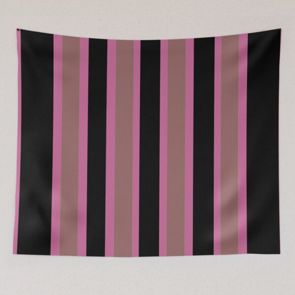 Item preview, BLACK, AND MARSALA AND RADIANT ORCHID STRIPES GREAT FOR BRIGHT HOME DECOR AND SUMMER FUN designed and sold by ozcushionstoo.