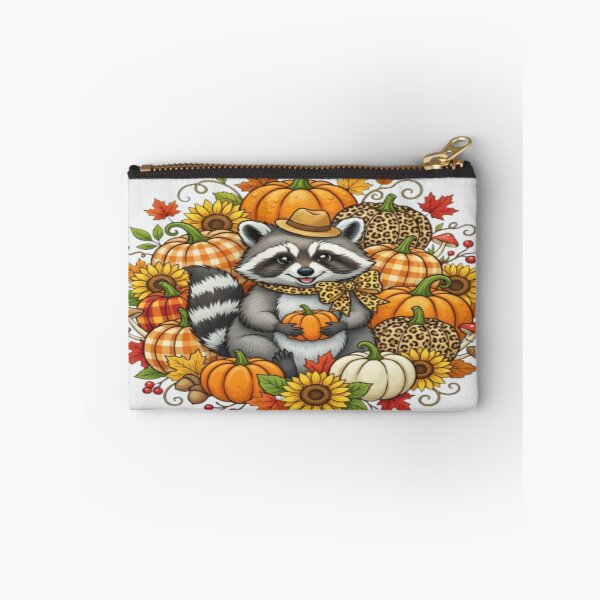 Item preview, Cute Raccoon In Autumn Pumpkin Patch Wreath Art designed and sold by FABIOLA1970.