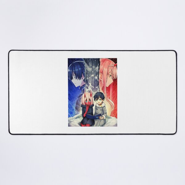 Item preview, Romantic Anime Couple Inspired Design Featuring Zero Two and Hiro from Darling in the Franxx designed and sold by Korkonne.