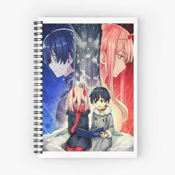 Item preview, Romantic Anime Couple Inspired Design Featuring Zero Two and Hiro from Darling in the Franxx designed and sold by Korkonne.