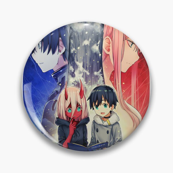 Item preview, Diseño inspirado en una pareja romántica de anime, protagonizado por Zero Two y Hiro de Darling in the Franxx. designed and sold by Korkonne.